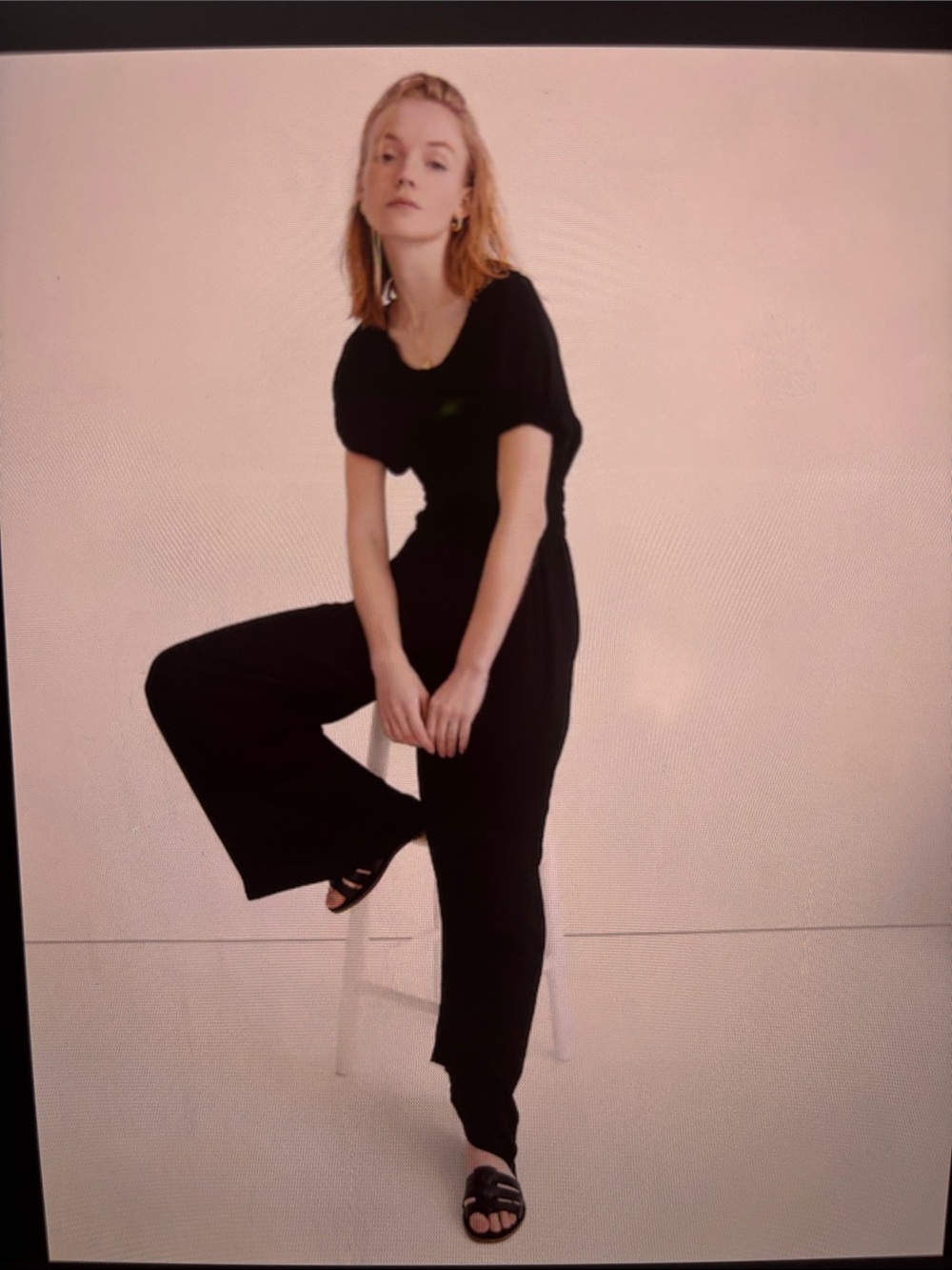 Madewell Sophia Jumpsuit in True Black